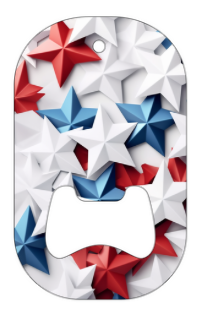 3D Patriotic Stars