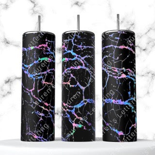 Black Rainbow Crackle