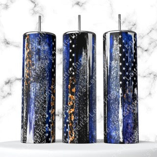 Navy and Silver Stars and Stripes