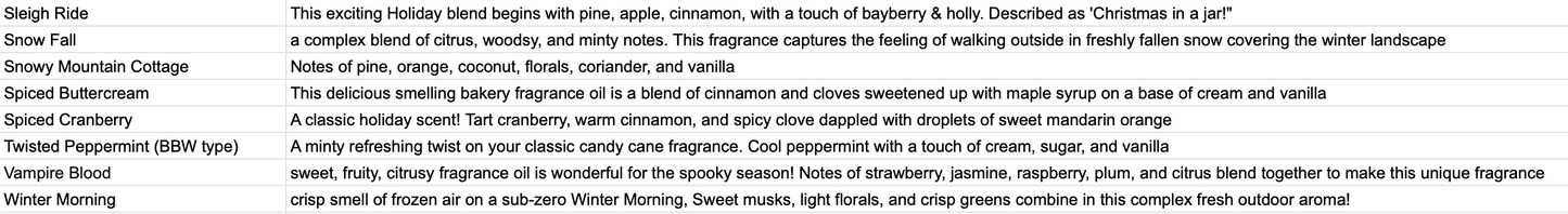 Seasonal Car Diffuser