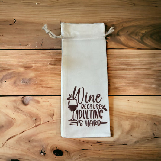 Sublimated Wine Bottle Bag