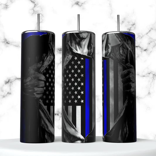 Thin Blue Line Superman