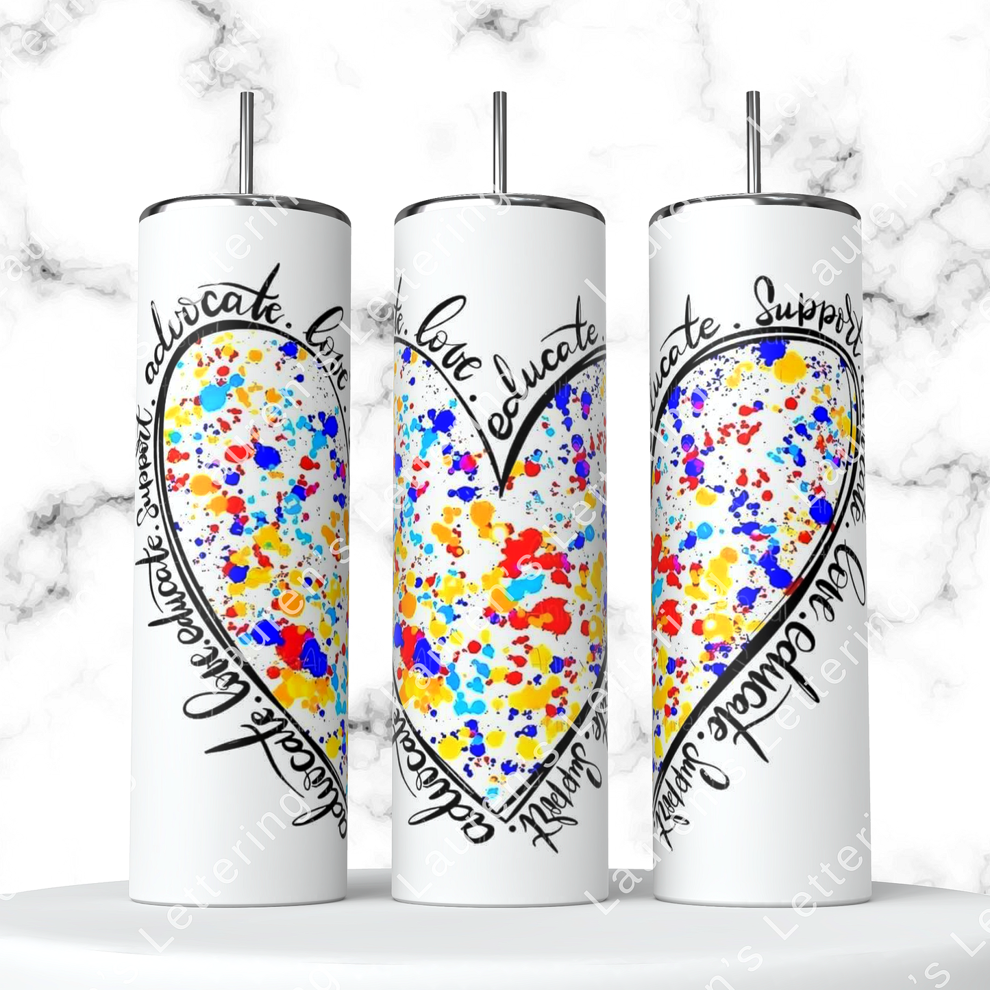 Advocate Splatter Heart