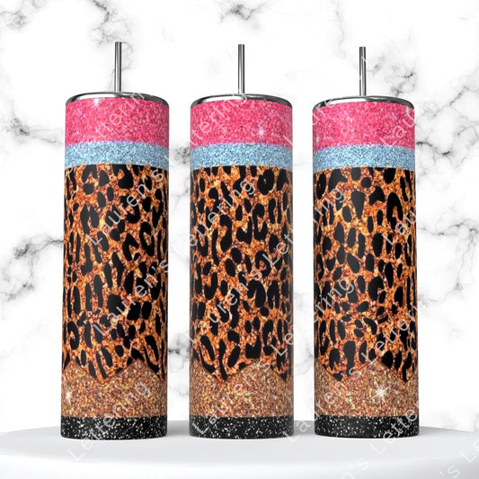 Leopard Glitter Pencil